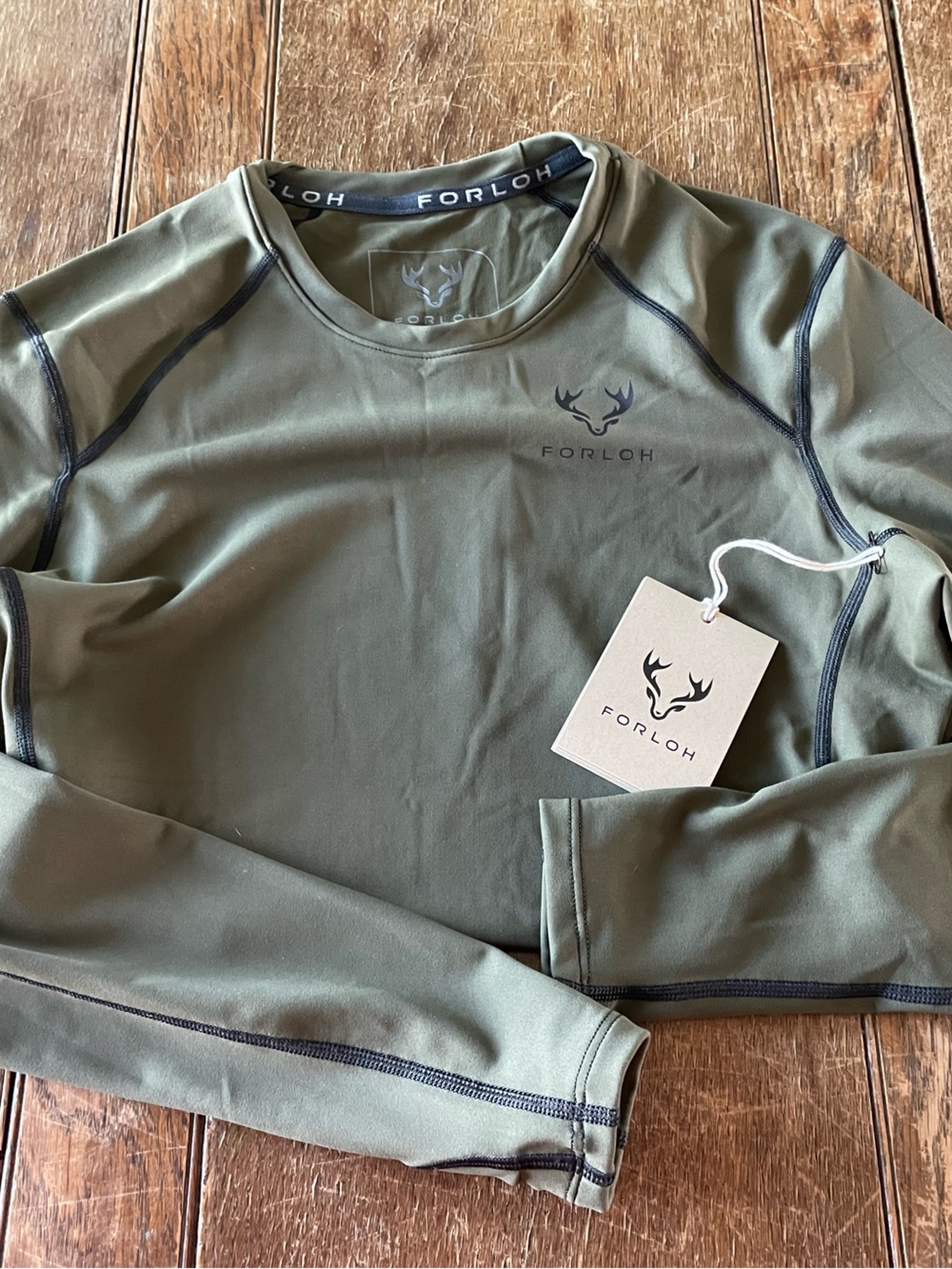 FORLOH Olive Green Performance Long Sleeve (Women’s L)